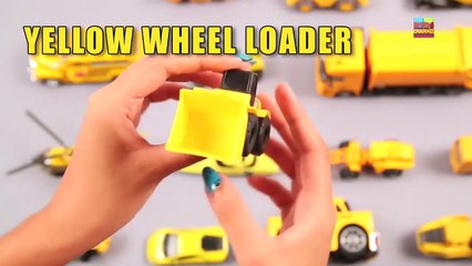 learn yellow color with street vehicles _ color song _ toys for children _ kids learning video-X-