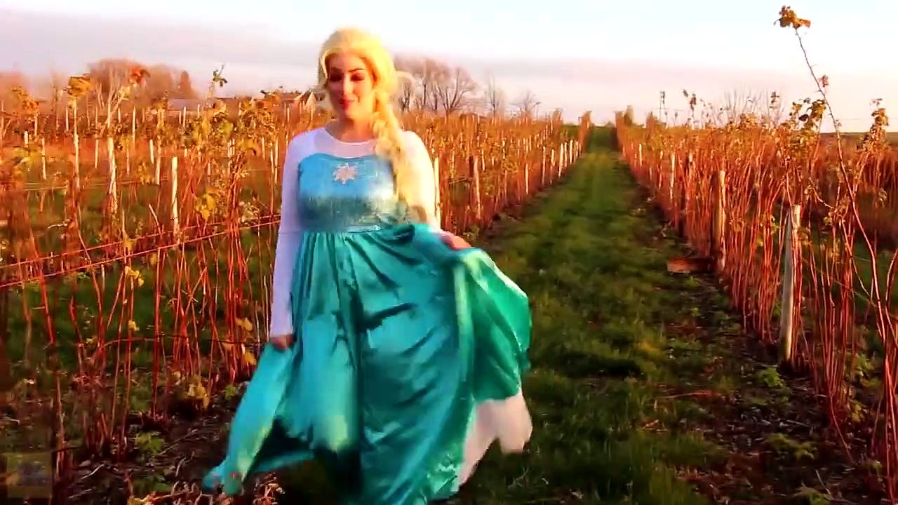 Frozen Elsa CHASED BY SCARY KILLER CLOWN! w_ Spiderman Joker Anna Superman Spidergirl! Superhero Fun-Txmlds