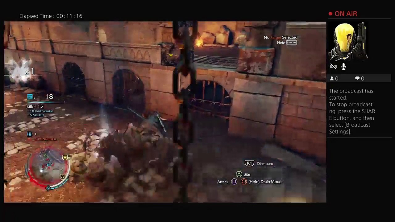 Wolfgamer335's Live PS4 Shadow Of Mordor 1# (7)