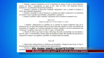 PD: Rama shkeli kushtetuten - News, Lajme - Vizion Plus
