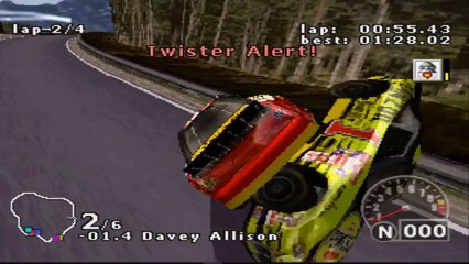 UM NASCAR INSANO! - Momento Playstation "Nascar Rumble" (ESTRÉIA DO CANAL NO DAILYMOTION)