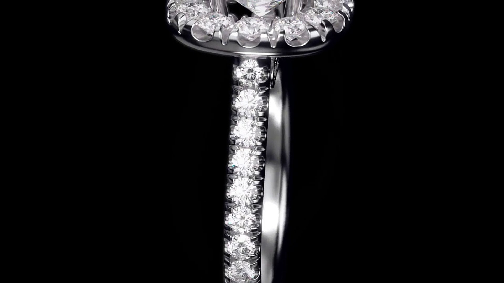 ⁣Engagement ring video animation