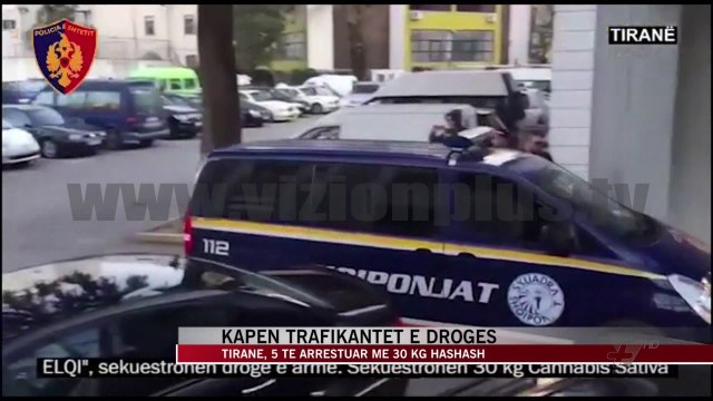 Pesë trafikantë në pranga, shpërndanin drogë në Tiranë - News, Lajme - Vizion Plus