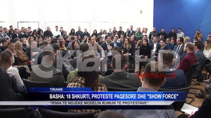 Basha: 18 Shkurti, protestë paqësore dhe "show force"