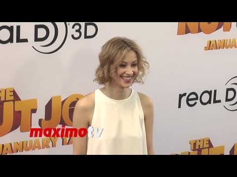 Sarah Gadon The Nut Job Los Angeles Premiere - Red Carpet Arrivals