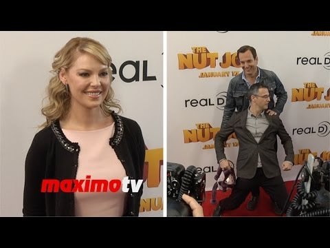 Katherine Heigl, Will Arnett The Nut Job Los Angeles Premiere ARRIVALS