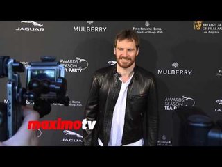 Скачать видео: Michael Fassbender 2014 BAFTA Los Angeles Awards Season Tea - Arrivals