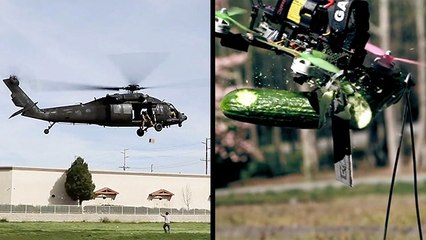 Special Copter Delivery & Real Life Fruit Ninja