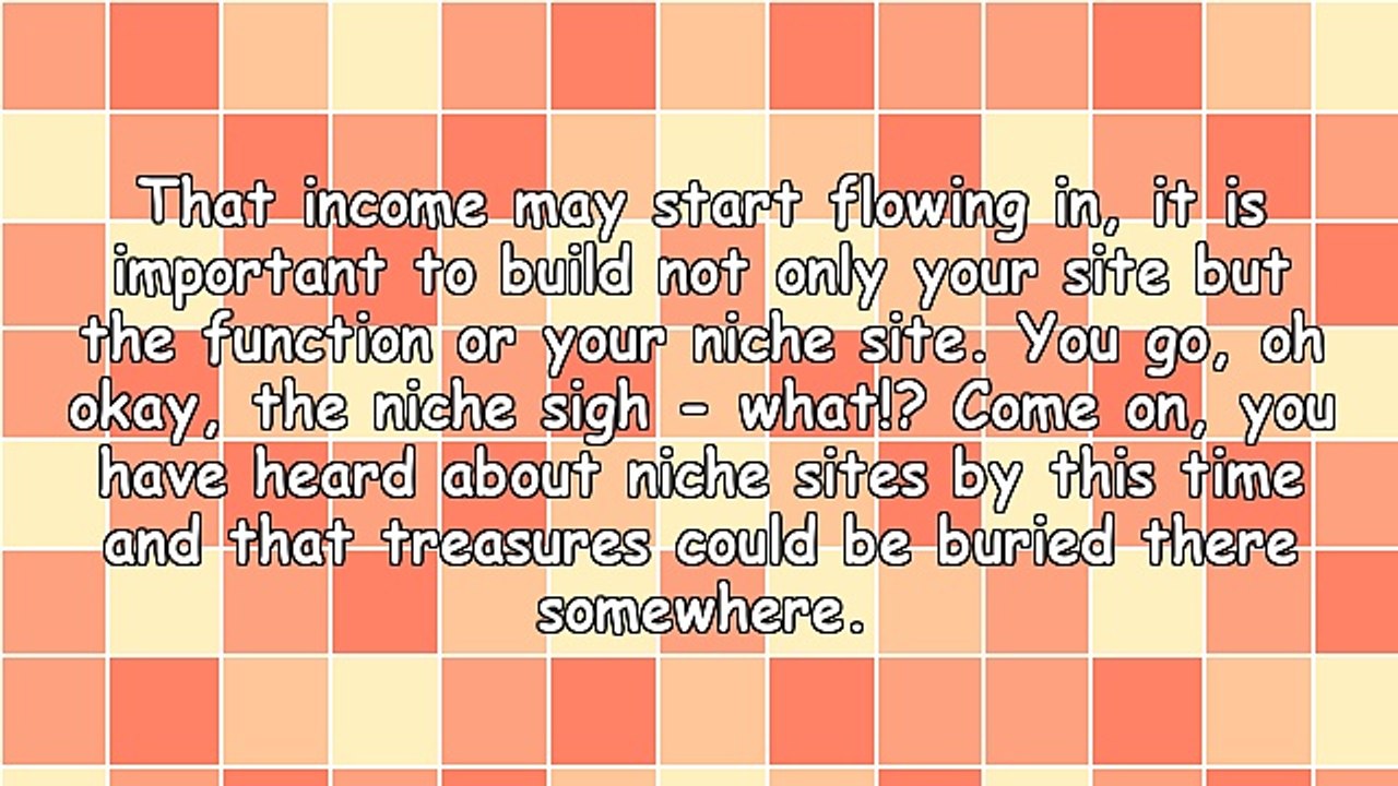 Building Niche Sites