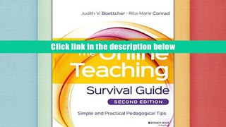 Popular Book  The Online Teaching Survival Guide: Simple and Practical Pedagogical Tips  For Online