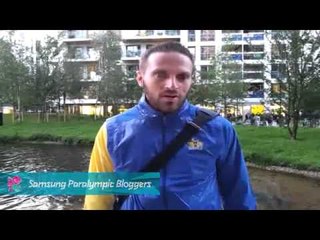 Fatimir Seremeti - Ready for the opening ceremony, Paralympics 2012