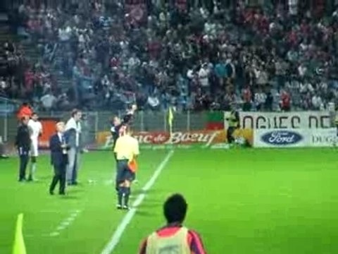 Entrée en jeu de Patrick Kluivert lors de Lille-Bordeaux