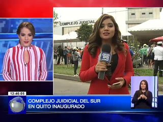 Presidente Correa participó de la inauguración del nuevo complejo judicial al sur de Quito
