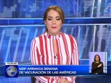 Ministerio de Salud arranca semana de vacunación de las Américas