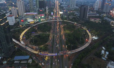 Simpang Susun Semanggi Telah Tersambung 100 Persen