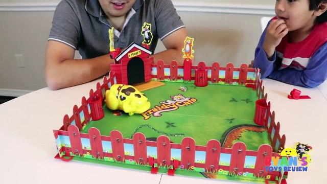 Fraidy Cats Board Game Family Fun For Kids! Egg Surprise Toys Opening Ryan ToysReview