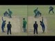 Kamindu Mendis, Sri Lankan player bowls with both hands against Pakistan