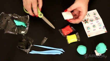 ASMR Craft _ Making a cute clay robot (silent, no talking)-PDi1-lvciUM