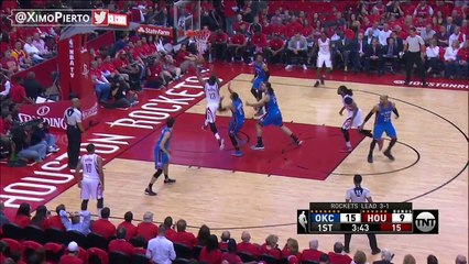 Andre Roberson Blocks James Harden - Thunder vs Rockets - Game 5 - April 25, 2017 - NBA Playoffs - YouTube