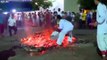 Thai Fire Walking on Hot Coal attempt goes wrong