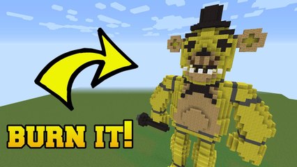 PopularMMOs Minecraft: IS THAT GOLDEN FREDDY?!? BURN HIM!!!
