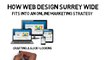 How Web Design Surrey Wide Fits Into An Online Marketing Strategy