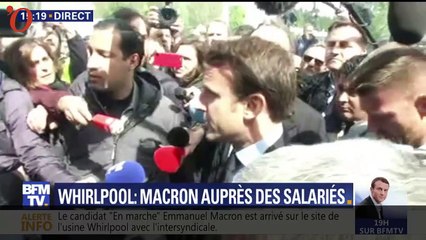 Macron sifflé et chahuté sur le site de Whirlpool : l’incroyable scène