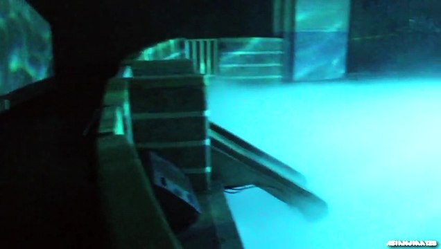Most Haunted Swimming Pool aboard Queen Marys Ship in HD - Scary Pool