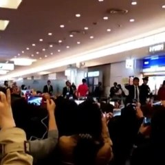 JANG KEUN SUK AT GİMPO AIRPORT ARRİVAL TO HANEDA AIRPORT JAPAN 26.04.2017