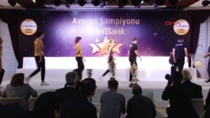 Vakıfbank Voleybol Takımı Şampiyonluk Sonrası Basın Toplantısı Düzenledi