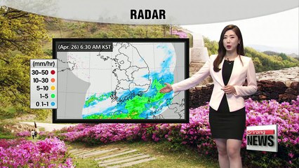 Morning rain on Jeju and southern coastal regions