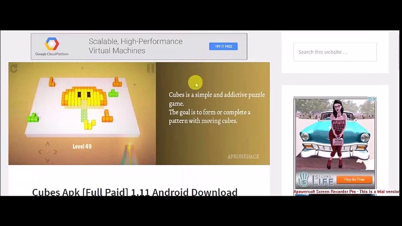 Cubes v 1.11 Apk
