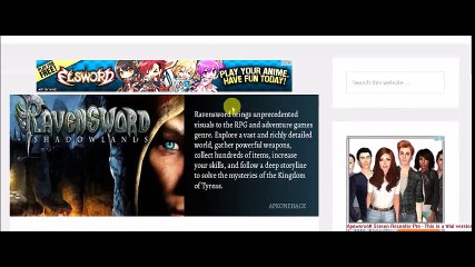 Ravensword: Shadowlands 3d RPG v1.3 Apk + OBB Data