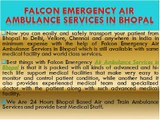 Welcome to Falcon Emergency Air Ambulance Services in Bhopal and Raipur