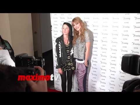 Bella Thorne and Noah Cyrus at DigiFest LA Red Carpet Arrivals in Los Angeles