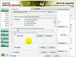 Configuración del Firewall Kaspersky 7