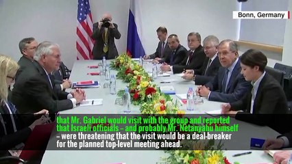 Israeli Leader Cancels Meeting After German Official Visits Protest Group