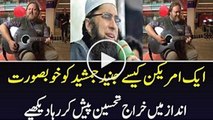 An American Man Paying Tribute Dil Dil Pak To Junaid Jamshed