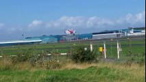 Helicopter landing in Prestwick International Airport 10.9.2016