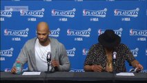 Rockets vs Thunder Game 5 - Post Game Conference_ Westbrook & Gibson _ April 25,