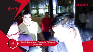 Aamir Back From Dangal's China Premier,Alia-Kareena-Karan & Others Party Hard