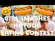 Competitive Eater Wins Hot Dog Eating Contest by a Hair