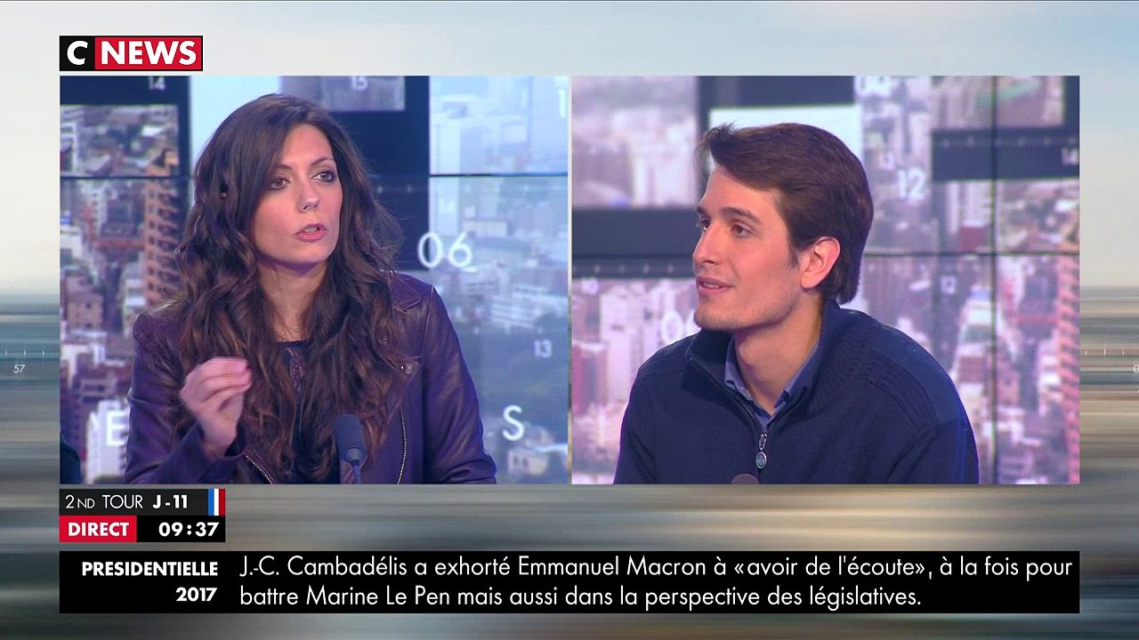 Echange tendu entre les jeunes "avec Le Pen " et "avec Macron"