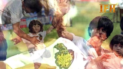 Shah Rukh Khan _ AbRam looks adorable enjoying his playtime