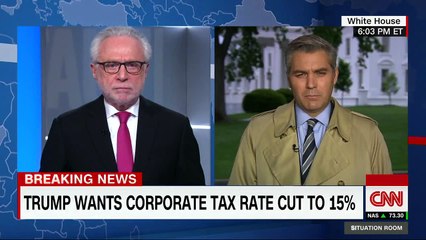 Trump looks for a YUGE cut in corporate tax rate… deficit be damned!