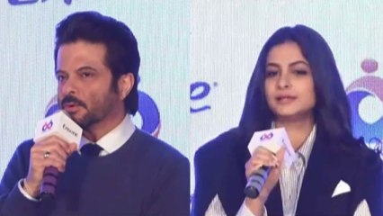 Anil Kapoor & Rhea Kapoor At Ensure Dreams Survey 2017