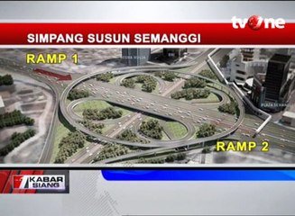 Skema Lalu Lintas di Simpang Susun Semanggi