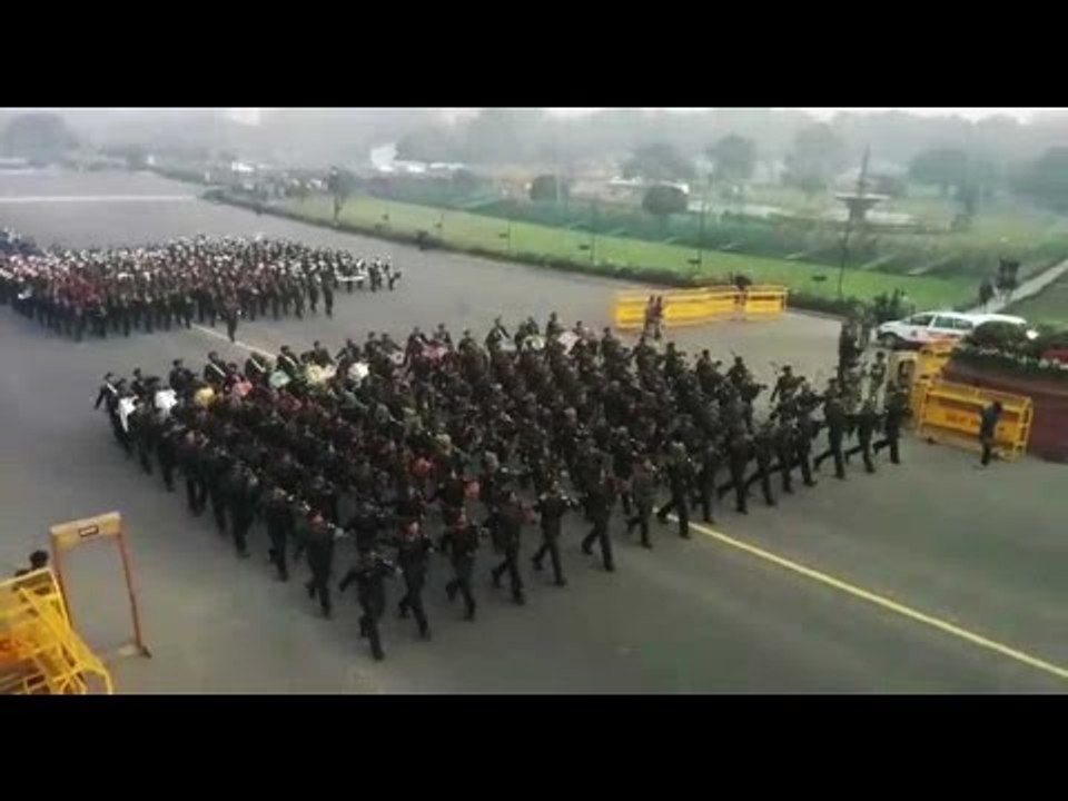 Republic Day Parade rehearsals 2016 at Rajpath, exclusive video
