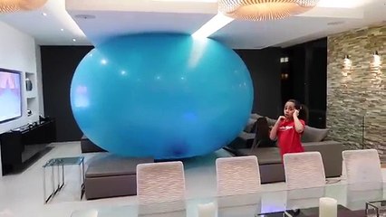 Crazy Giant Balloon Stuck In Our House Orbeez,Surprise Eggs,Superhero Mashems,Toy Opening