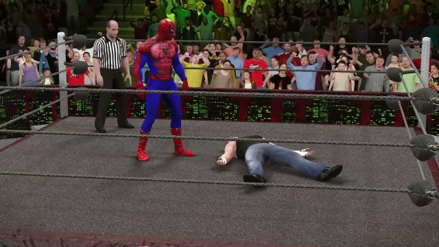 WWE 2K17 dean ambrose v spider-man